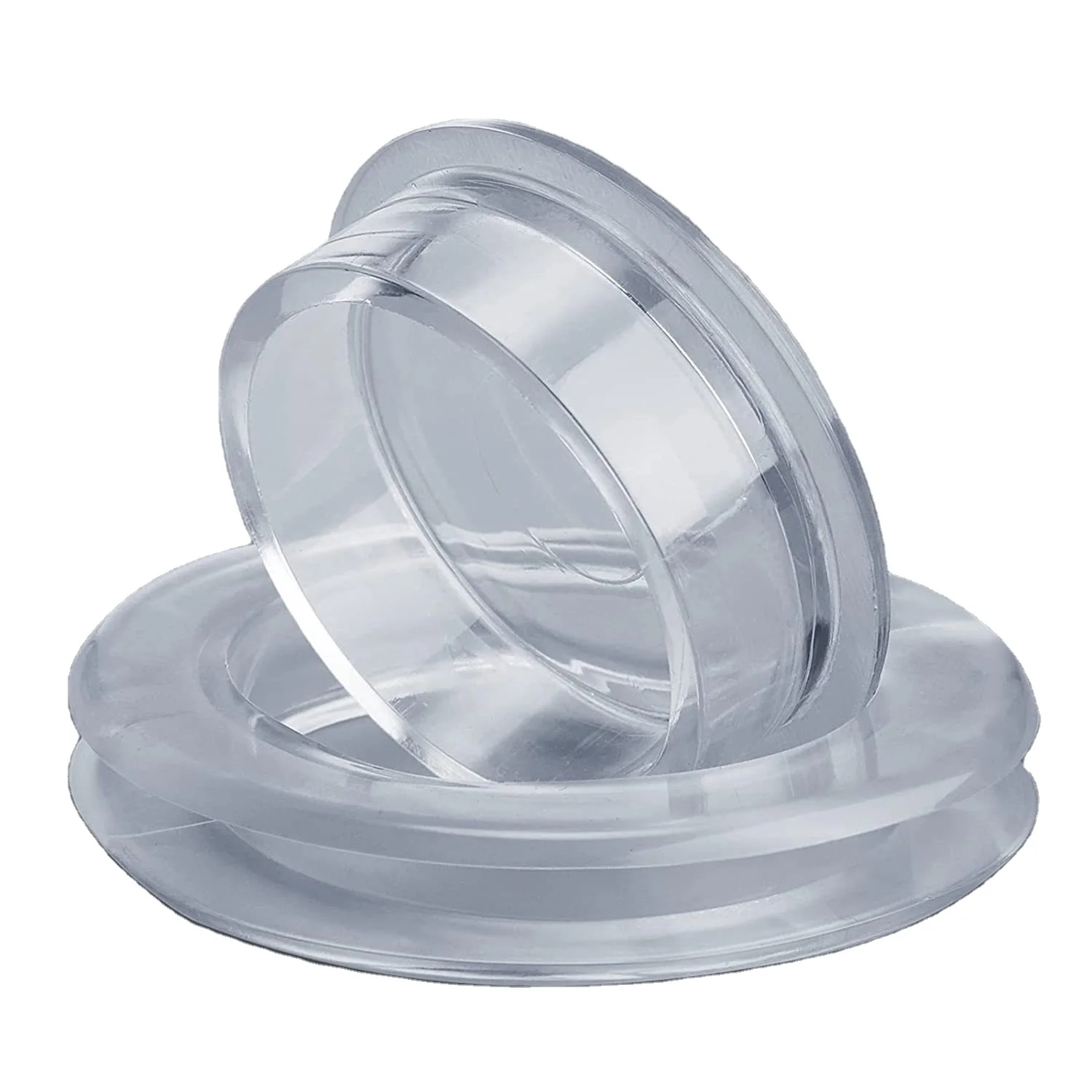 Umbrella hole ring with cap cover silicone transparent umbrella plug cap cover outdoor garden table umbrella ring