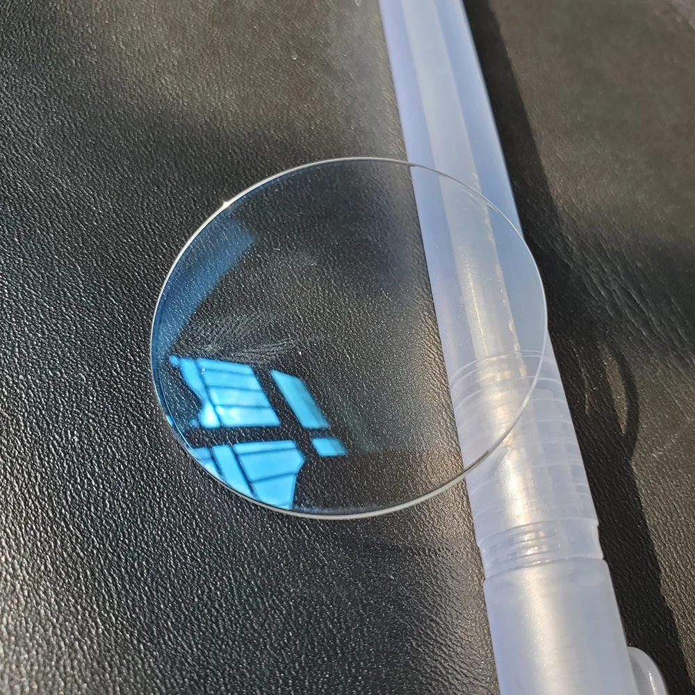 AR-Purple Coating OEM Size Sapphire Crystal Factory Price Sapphire Watch Glass