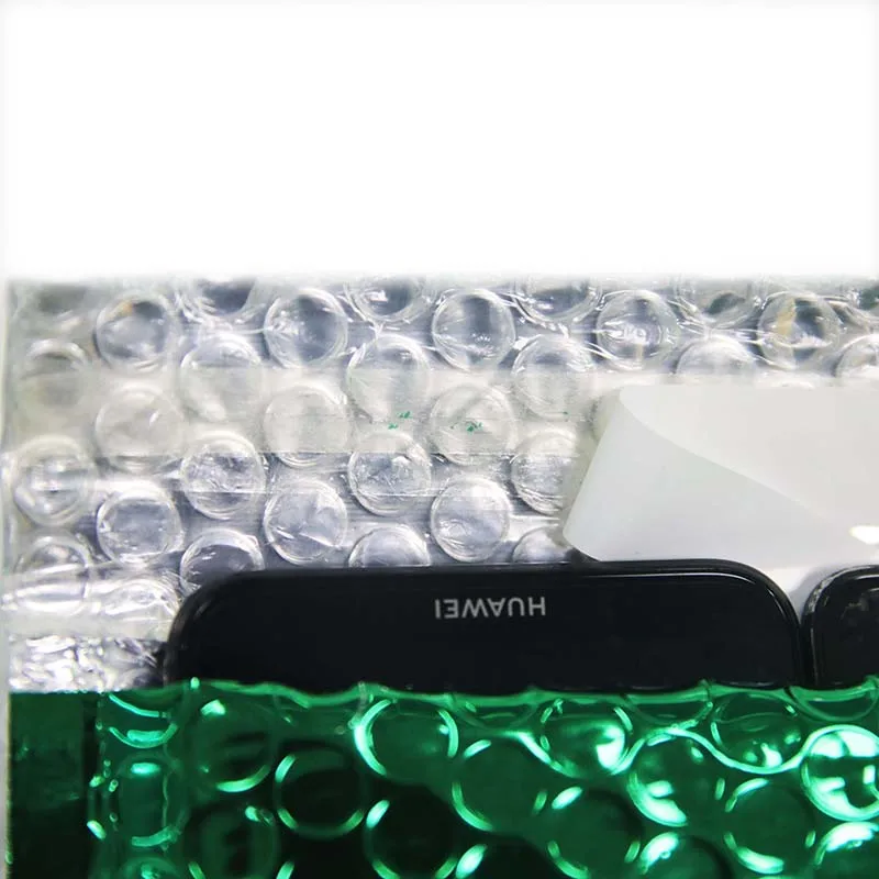 
Bright green metal film bubble express bag anti-static, electronic packaging bag 