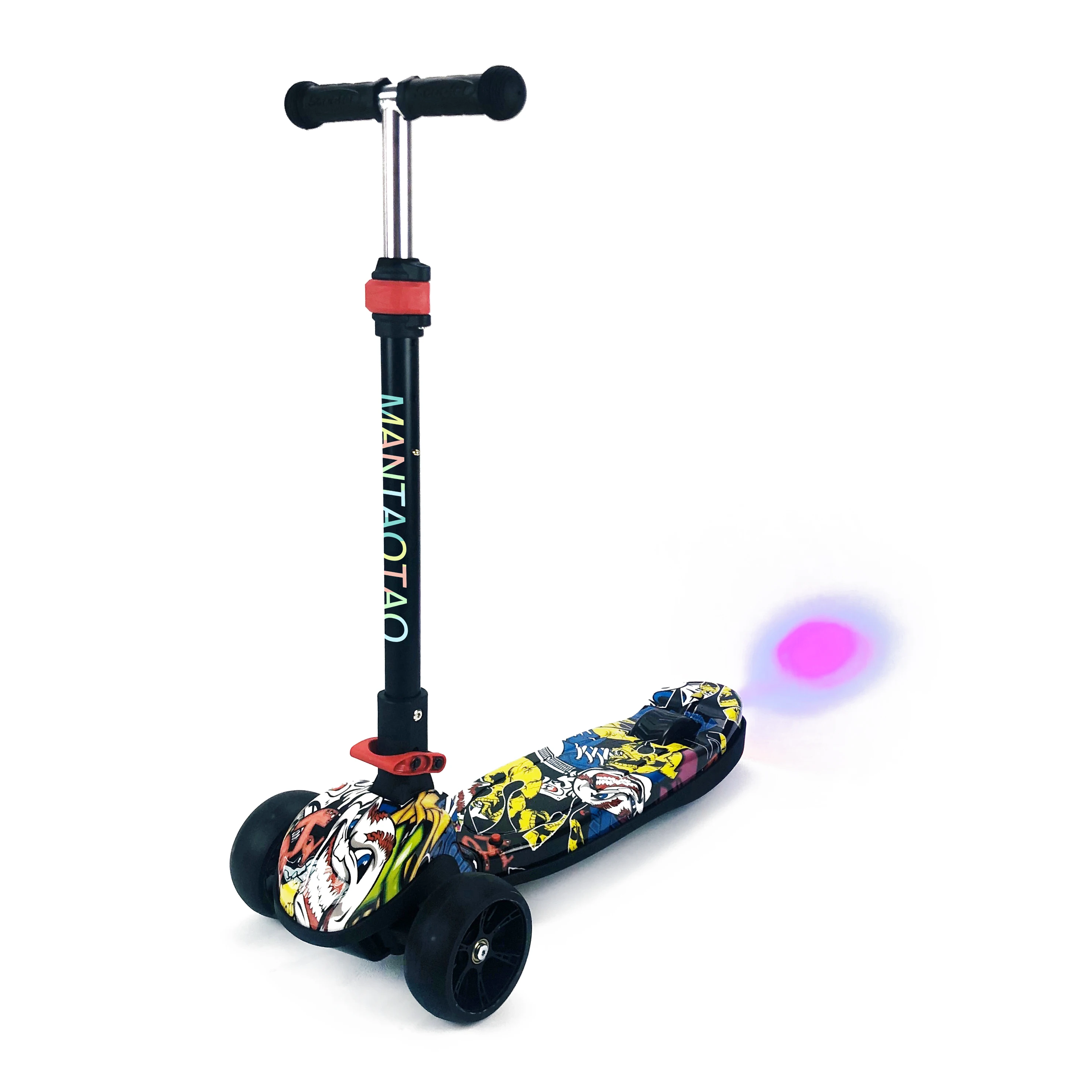 Kick скутеры ножной скутер светодиодный колесный детский спрей для ног Электрический скутер с функцией музыки для От 2 до 14 лет, детские подарки