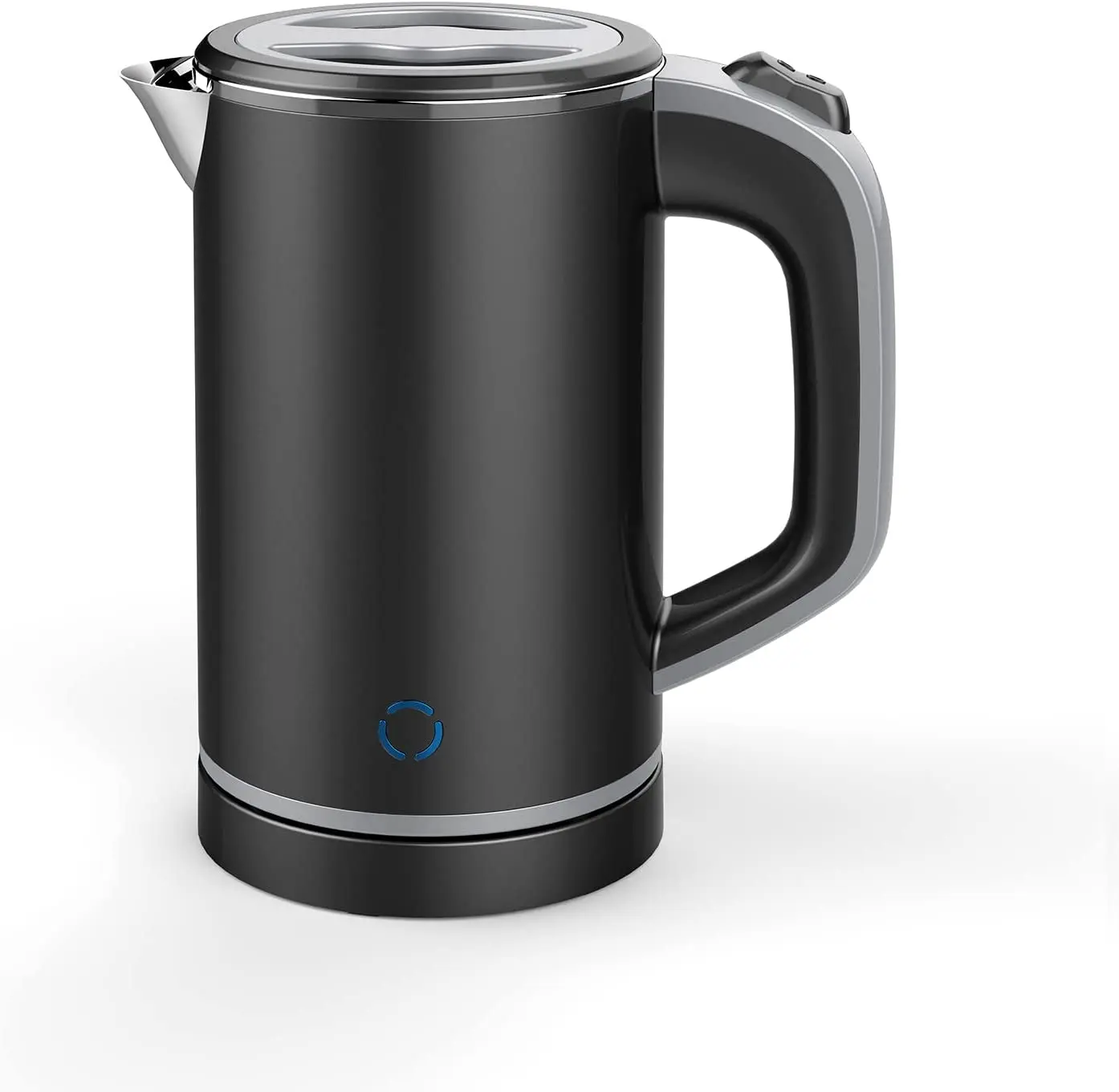 2022 New  600W Power 0.8L Stainless Steel  Portable Mini Travel Auto Shut-Off & Boil-Dry Protection Electric Kettle For Home