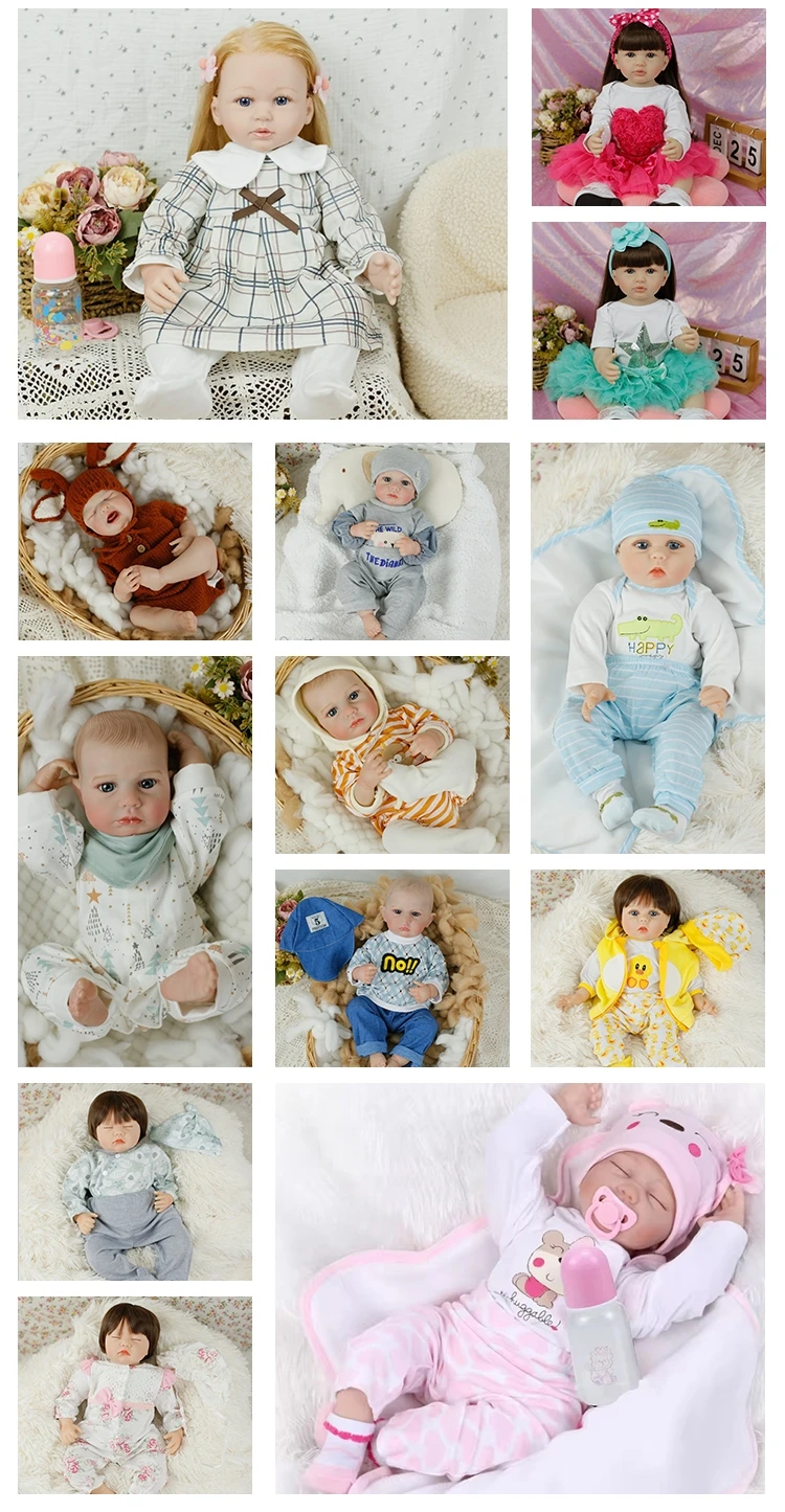 Lifereborn Wholesale Reborn Dolls 60CM Big Baby Soft Dolls Chinese Competitive Products Reborn Baby Dolls For Girls