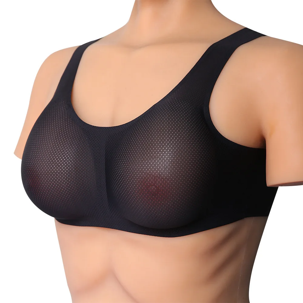 Mei Xiao Ti Breast Form For Women Mastectomy Silicone Breast Prosthesis Match Post Surgery Bra with Pockets