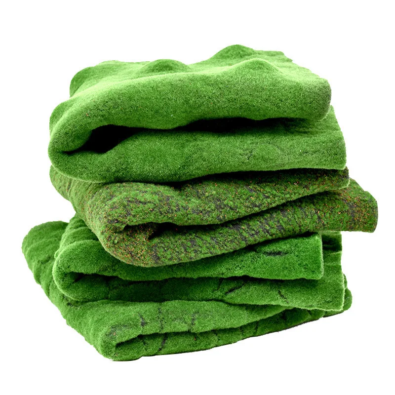 Wholesale shopping mall greenery wall artificial moss mat indoor artificial moss carpet 1*1m for decoration