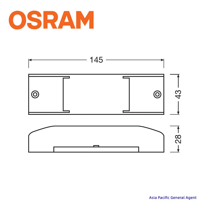 Оригинальный привод Osram он подходит 30/220-240/700 CS I 23V-42V с несколькими токами постоянного тока светодиодный драйвер