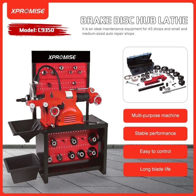 On and off Vehicle Operation Supports Garage Machine Disc Brake Lathe for Car Repairing Drum and Disc Brake Cutting Lathe