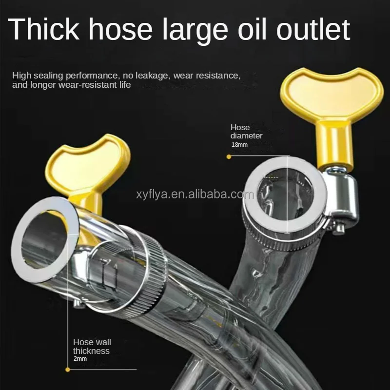 Wholesale Transfer Suction Pump High Flow Gas Siphon Pump for Water Gasoline Oil Petrol Diesel Gasoline Siphon Hose Pump Tube