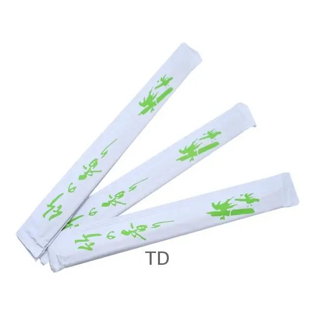 Chinese Wedding Chopstick Bamboo Disposable Chopsticks Customized Paper Cover