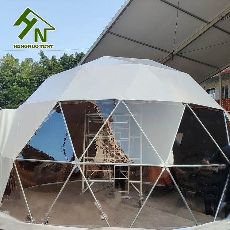 Camping Geo Big Geodesic Dome Home Kit Tents Glamping Garden PVC door Igloo dome