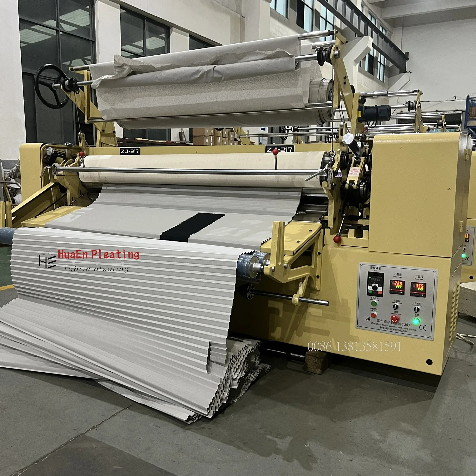 HuaEn Pleating machine manufacturer DUZ PLISE  Beymen plise pleating machine