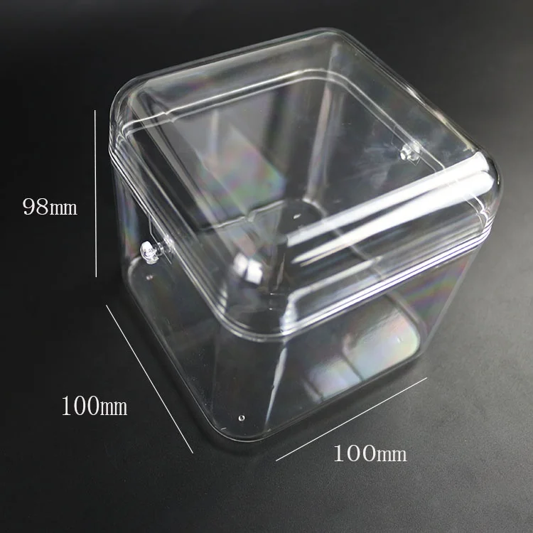 Plastic Packaging Box Food Container Multifunction CLASSIC PS Table Plastic Organizer Transparent High-quality Biscuit Plastic
