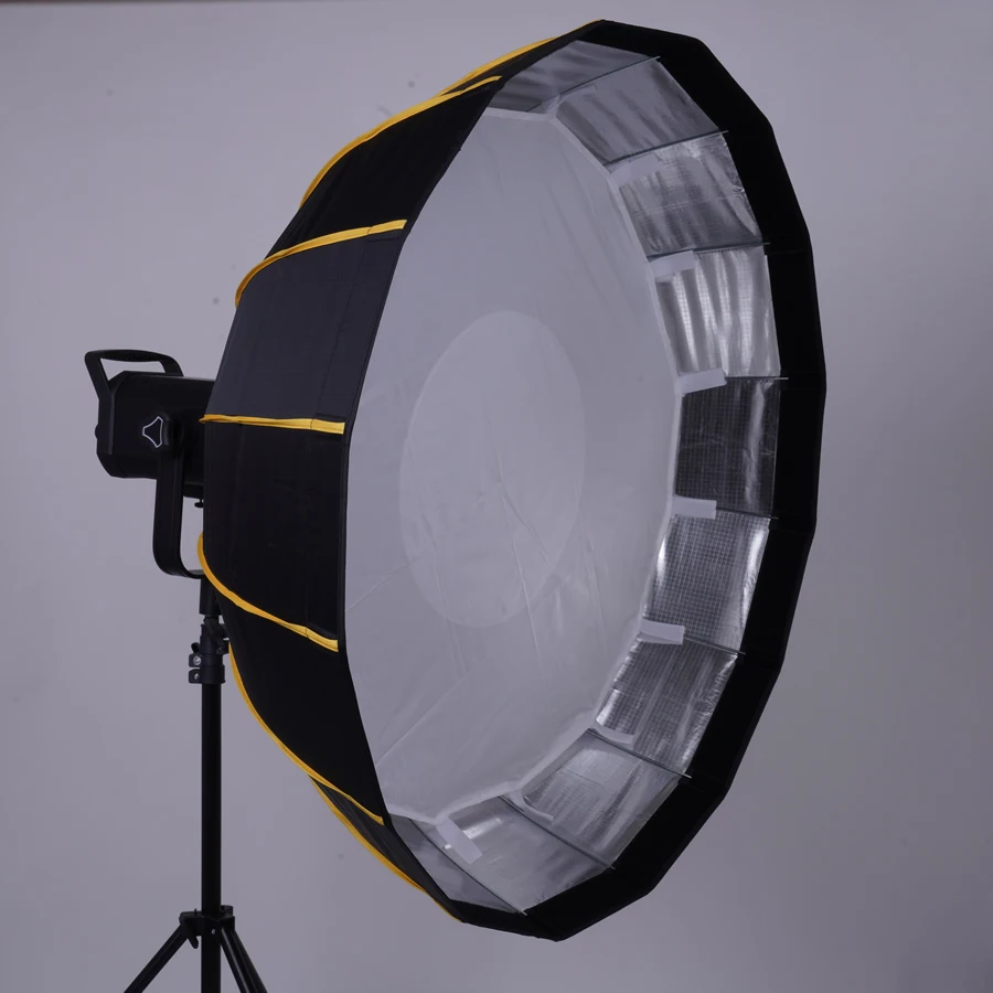 65 85 105 CM parabolic Quick Setup Deep Soft Box with Honeycomb Grid and Bowens Mount for Studio LED Light Photography