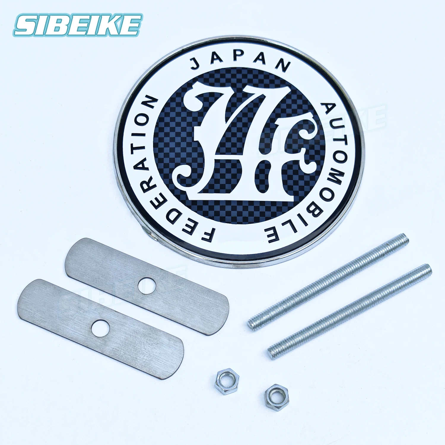 Japan Automobile Federation JDM JAF Metal Emblem Badge For All Cars Front Grille