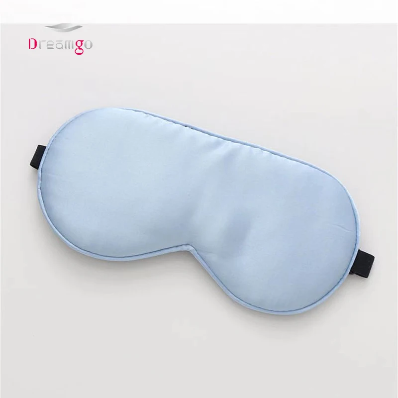  Роскошная шелковая сатиновая маска для сна Eyemask с вышивкой на заказ в
