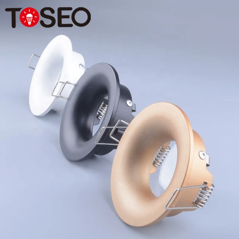 Ceiling Lighting  IP65  Anti Glare Downlight Mr16 Gu10 Front Replace Bulb Recessed Waterproof Led Down Light