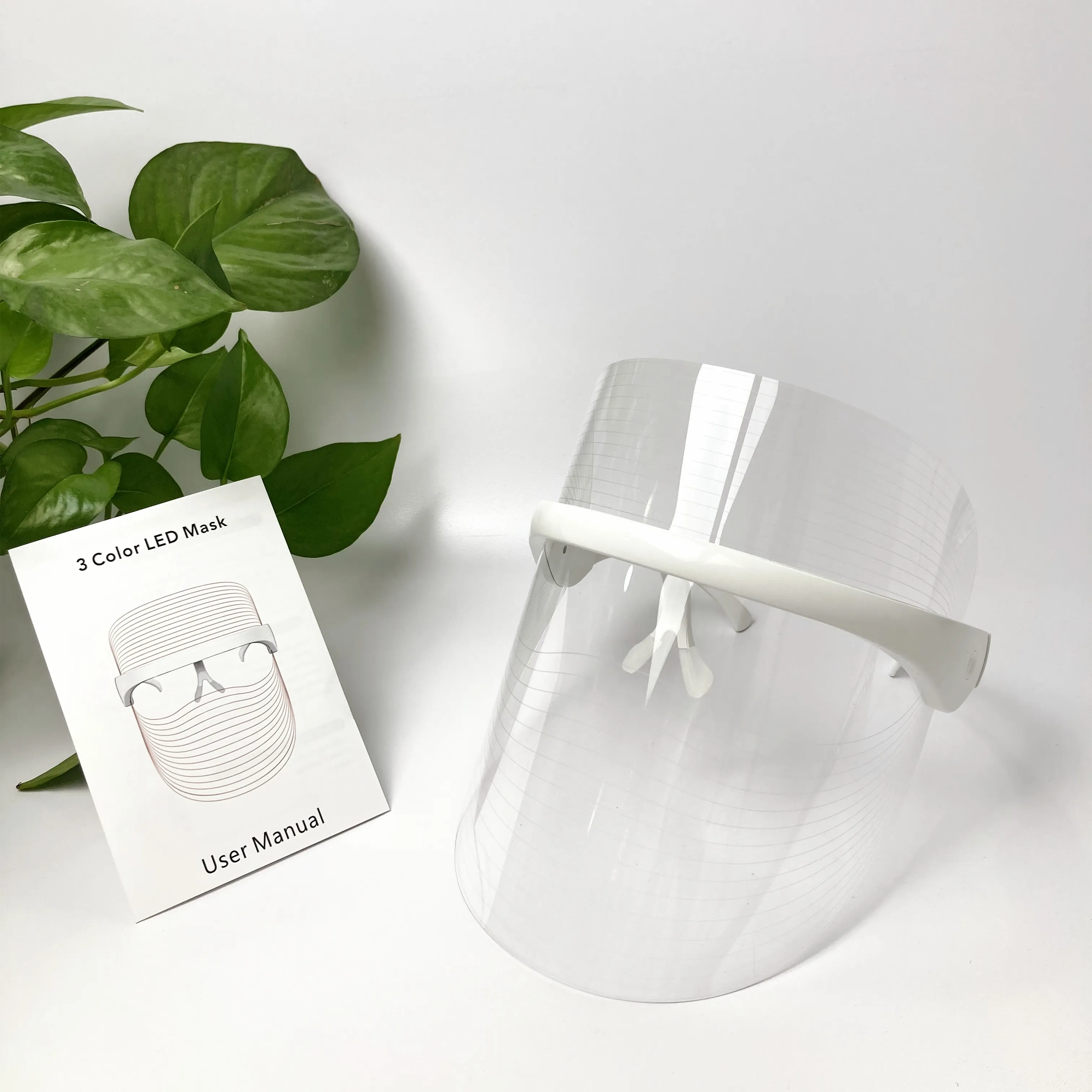 3 Colors LED Face Mask For Home Use Mask Colorful Photon Light Facial Skin Beauty Therapy