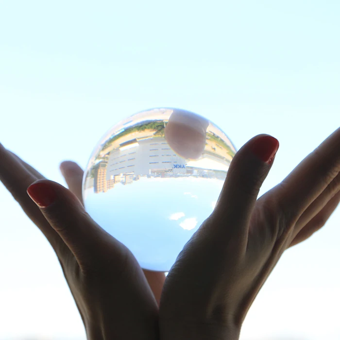 Ultra Clear Customized Acrylic Ball Manipulation Contact Juggling Ball transparent plastic sphere