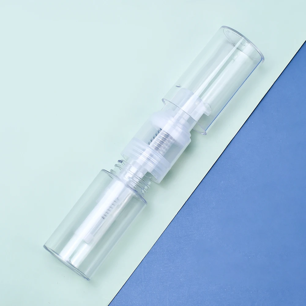 Portable Travel Glitter Duster Sprayer Bottle PET Plastic Baby Talc Powder Bottle Transparent Dry Powder Spray Bottle