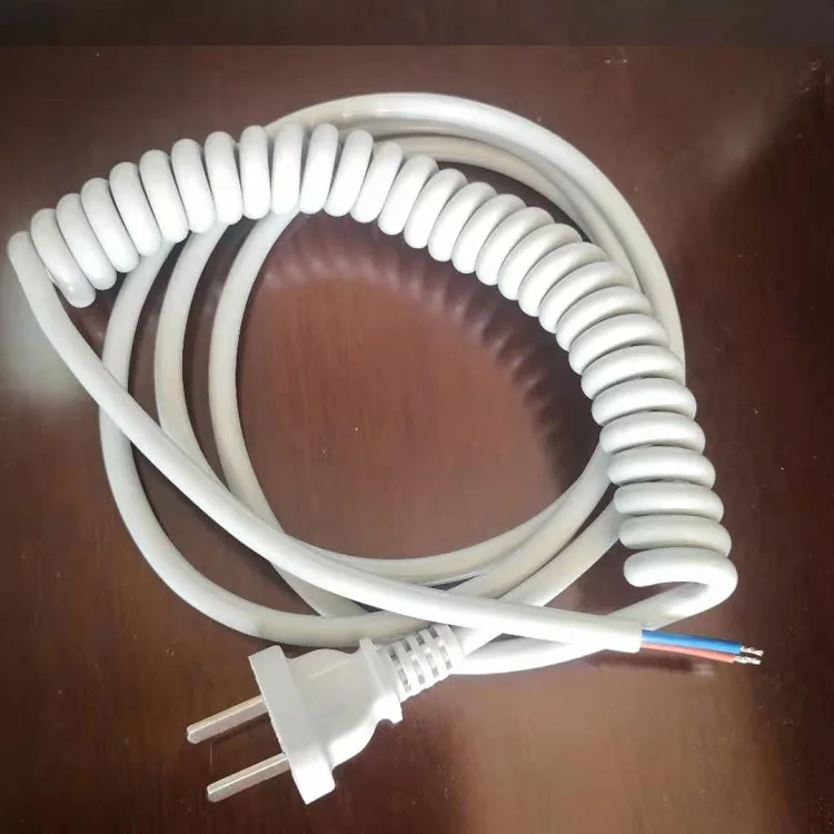 Power Cord High-quality Well-known Brand Factory Eu Plug with coiled cable
