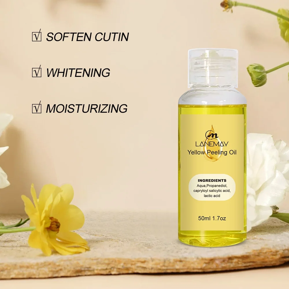 Yellow Butter Seed-Based Ingredients Peeling Oil yellow Essential Oil Compound for Skin Brightening and Dead Skin Exfoliation