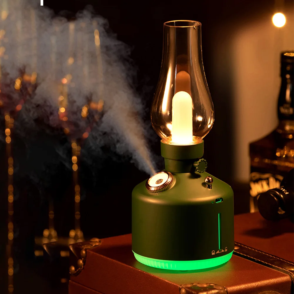 Портативный увлажнитель воздуха для домашних животных ночник со светодиодной подсветкой аромадиффузор с холодным распылением и кристаллами ароматерапии