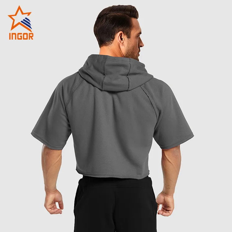 Ingor Luxury Clothes Men Fashion Designer Clothes Men Style Cropped Hoodie