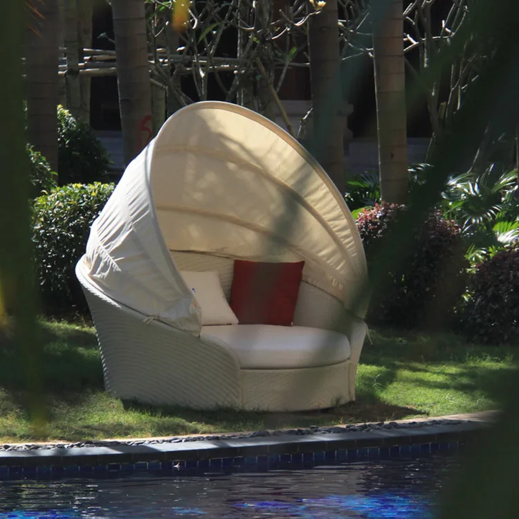 Уличная мебель Mr Dream, ротанговый круглый лежачий тент