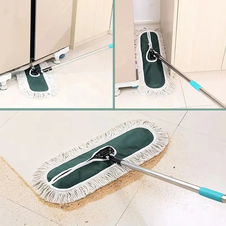 90cm Professional Sweeping Dust Floor Cotton Flat Mop for Lobby Hall Mall Hotel Hospital