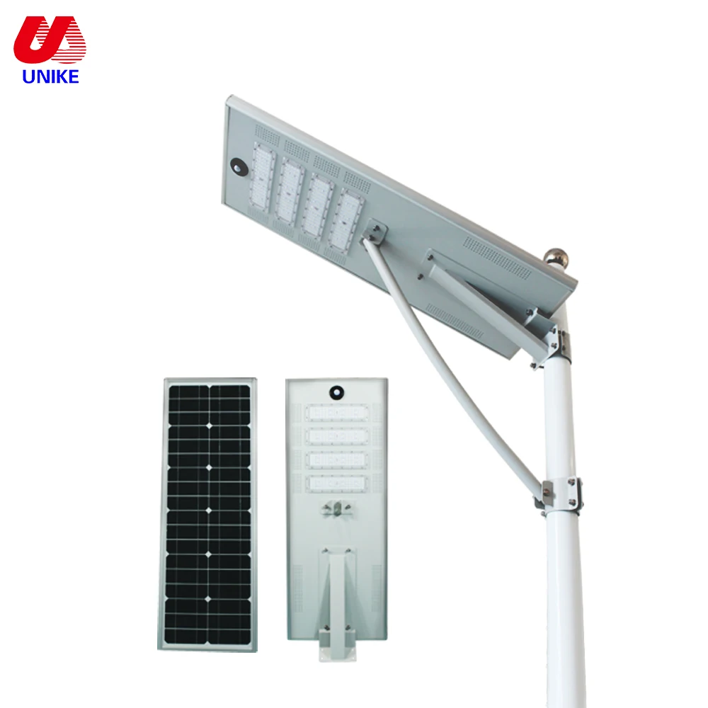 Интегрированный Китай 60 Вт освещение солнечная панель питания led все в одном уличном фонаре 50 Вт 200wt