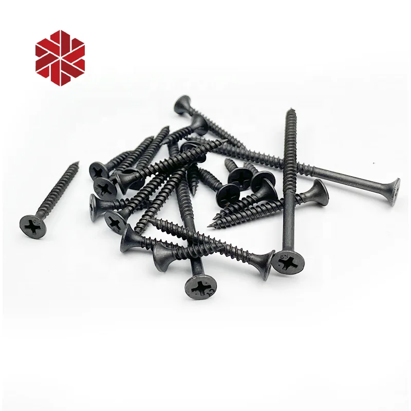 alloy Carbon Steel Screw drywall Countersunk Screws black 2 Wood Screw 3.9mm 4.0mm 4.2mm 4.8mm 5.5mm 6.3mm
