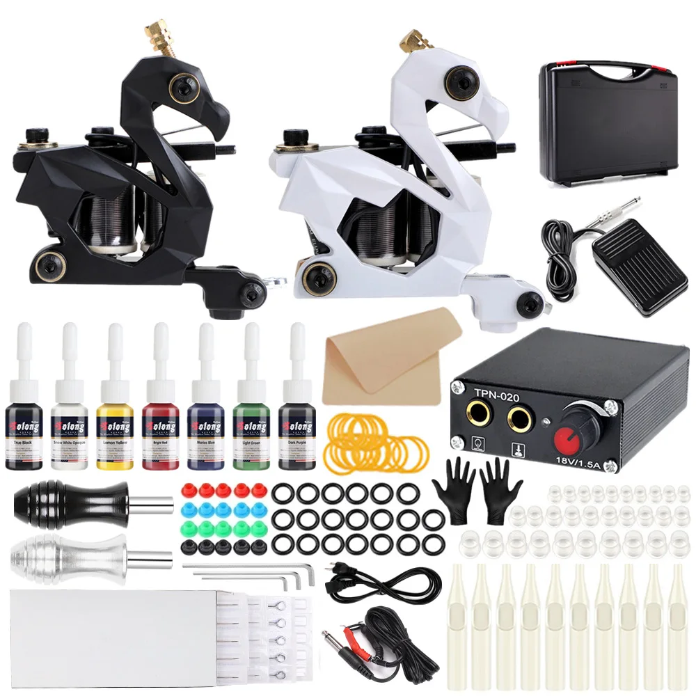 new style tattoo pen  professional motor tattoo machine all-in-one tattoo sets