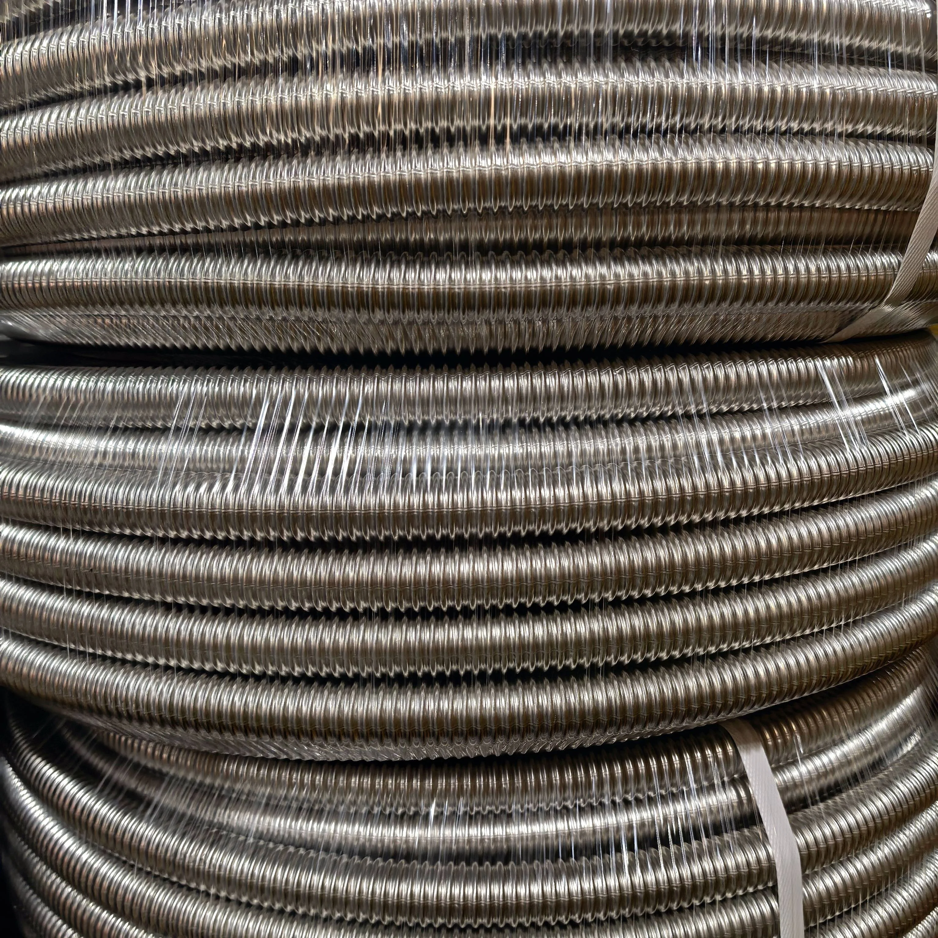 DN12-DN50 flexible 304 stainless steel corrugated pipe bendable water tubing