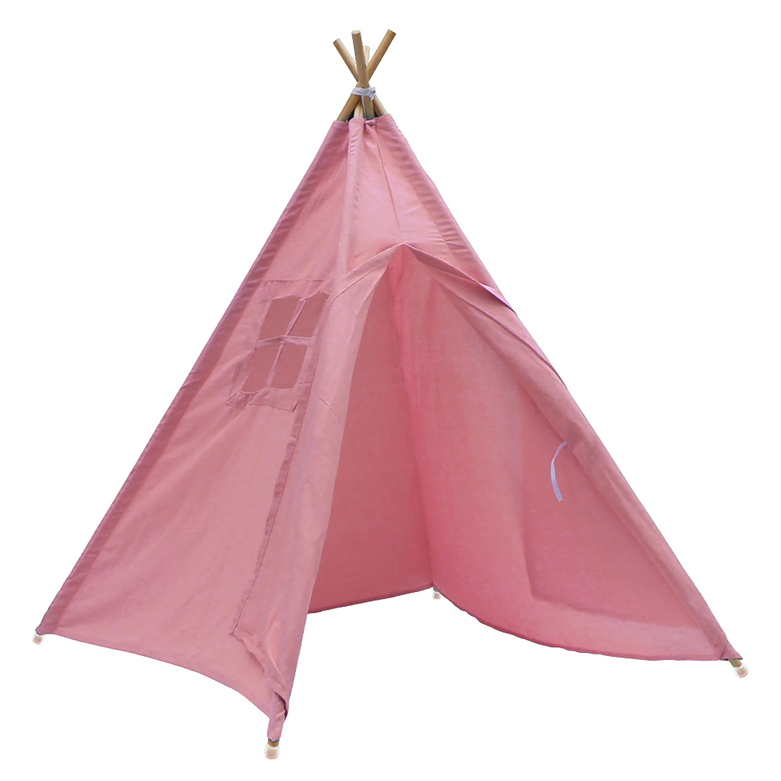 Палатка-вигвам для детей, большая холщовая палатка для дома и улицы, игровой домик