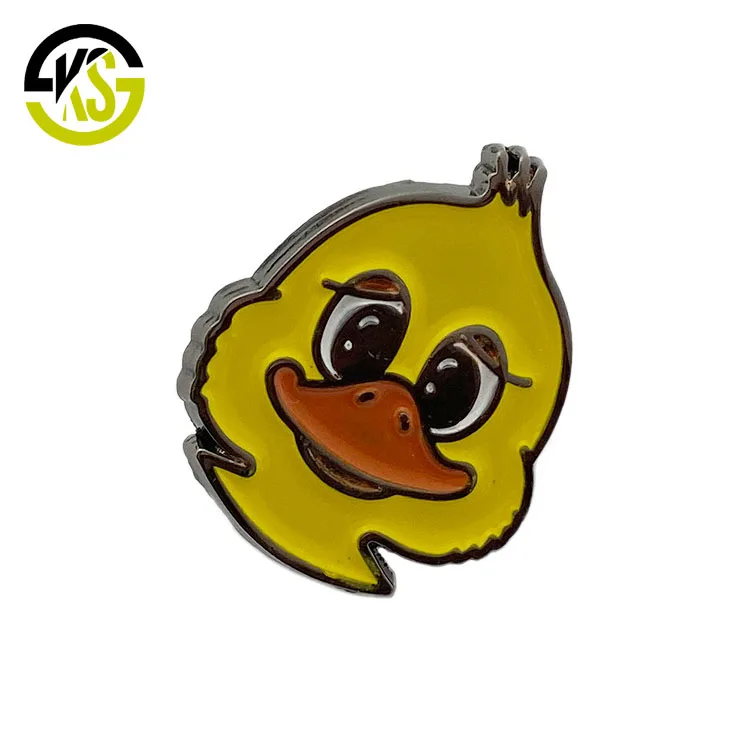  Personalized yellow shape make butterfly label pin badges for
