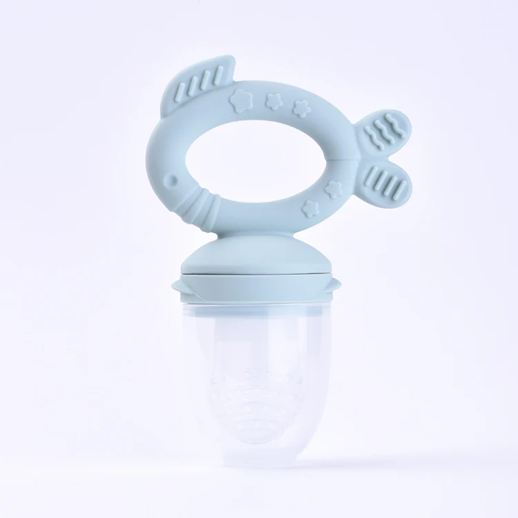 Wholesale Silicone Training Food Feeder Pacifier Removable Thoroughly Cleaned Customized Color Box Logo