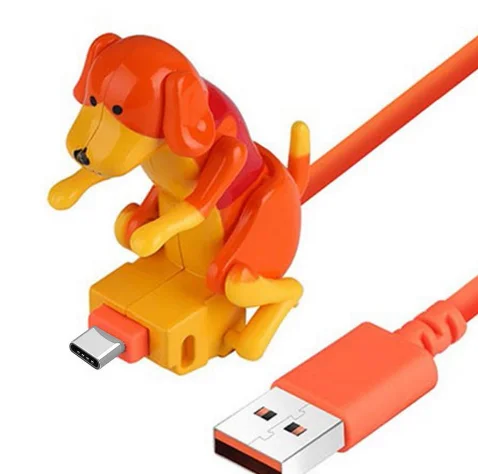 2022 Funny Humping Dog Fast Charger Cable Fast Dog Phone Charging Rogue Dog Date Cable