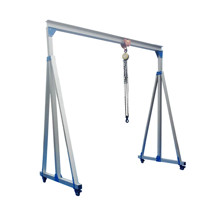 China factory manufacturer Mini Workshop  Folding Small Aluminum alloy Gantry Crane
