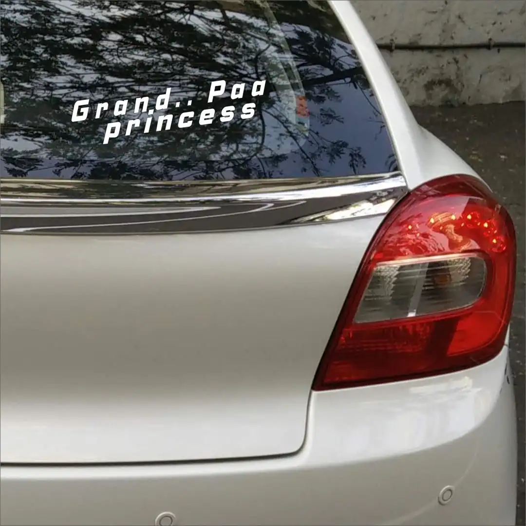 Personalized rc car decals dog car gold foil tire jdm adhesive stickers set sexy car decal