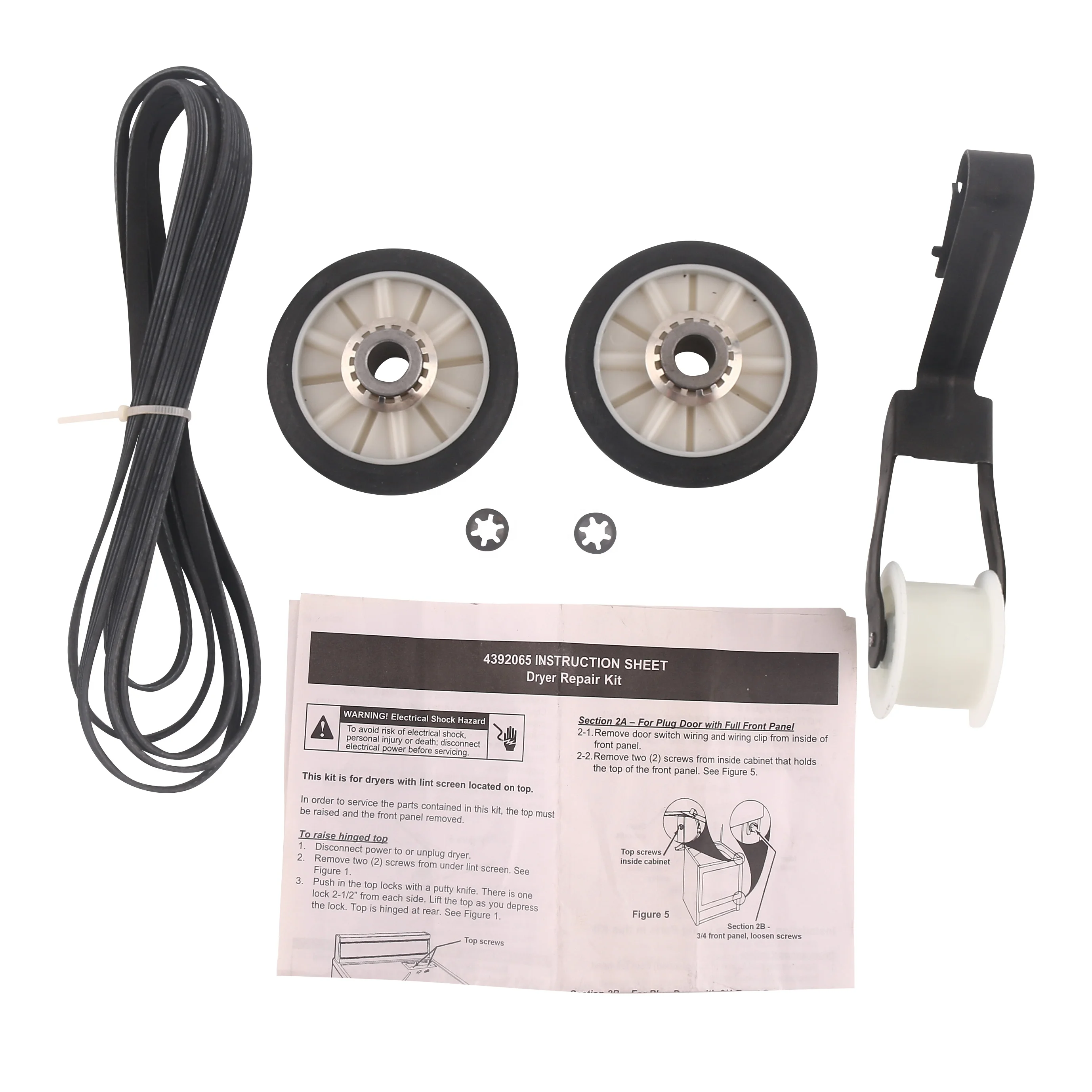 Quality Goods Spare Part Repair Dryer Drum Roller Repairing Kit Dryer repair parts  4392065