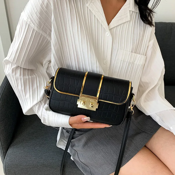 2024 Latest Wholesale Fashion Shoulder Bags Women Popular Designer Stone Pattern Messenger Bags High End Purses for Ladies