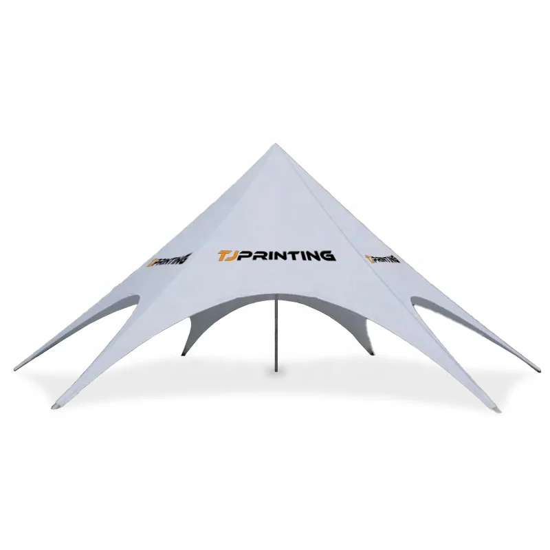 Customized Shades Arch Tent Beautiful Star Shaped Custom Star Tents For Events With Single Double Peaks Spider Tent