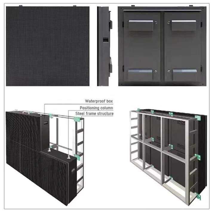 P3 P4 P5 Outdoor Giant Led Video Wall Full Color Waterproof Digital Panel HD Led Display Screen for Commercial Advertising
