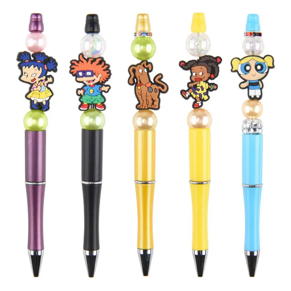 Cartoon Pen Waterproof Pen Head Topper Promotional Kids Gift Custom 3d PVC Europe Mascot Figurine Mini Plastic Shoe Toppers