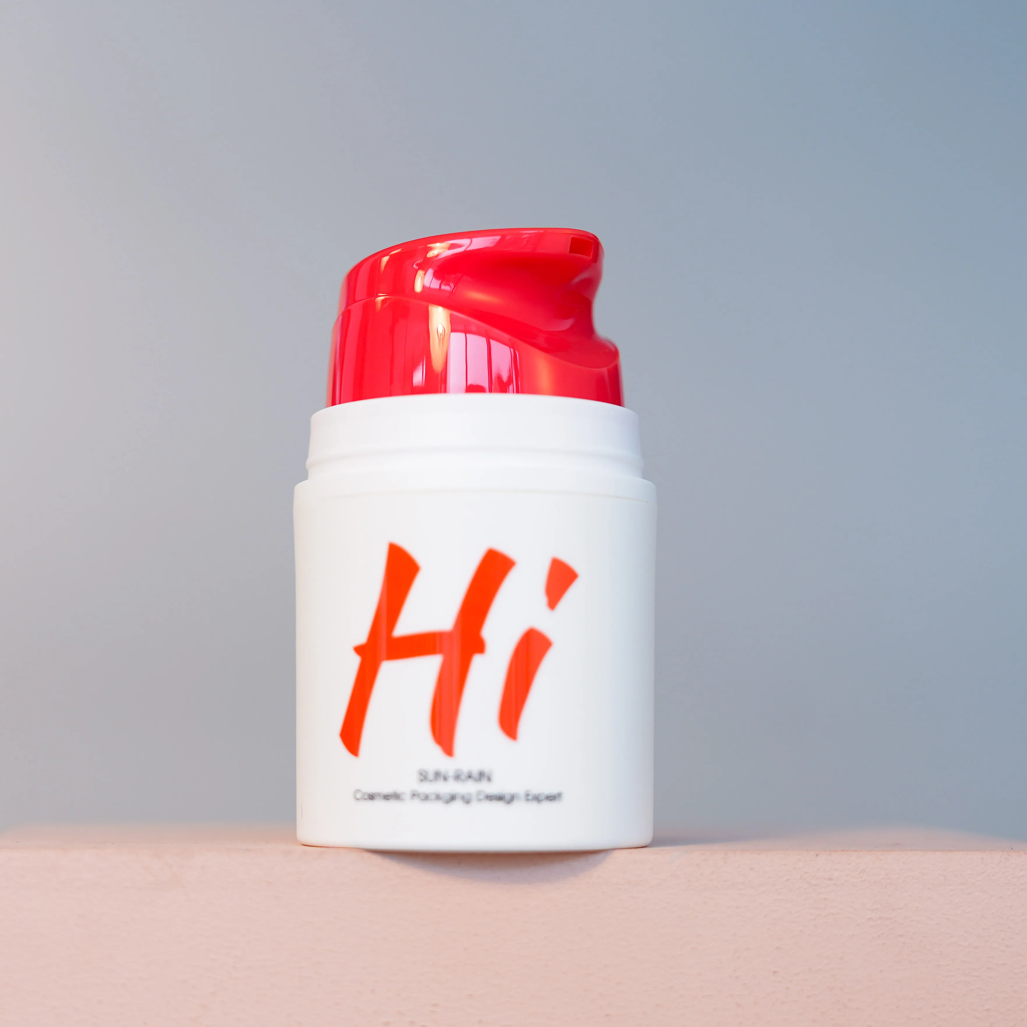 Круглая форма 1 безвоздушная бутылка 30 мл/50 мл/80 мл пластиковая пустая пробная крышка типа винтовой крышки для крема для лосьона