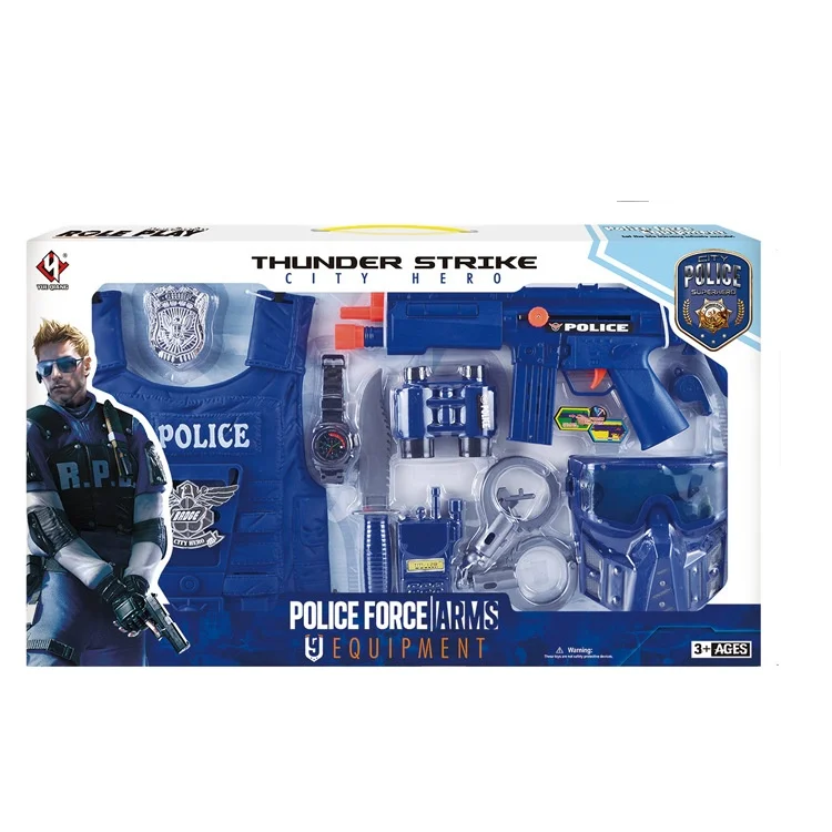 Toys 2023 Fashion Pretend Police Set Toys Pretend Play Set Role Playing Game Toy Police Set