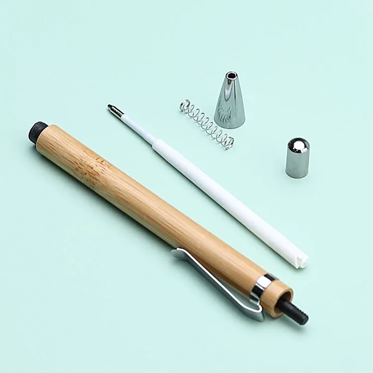 Best selling good quality products normal promotional bamboo ball pen