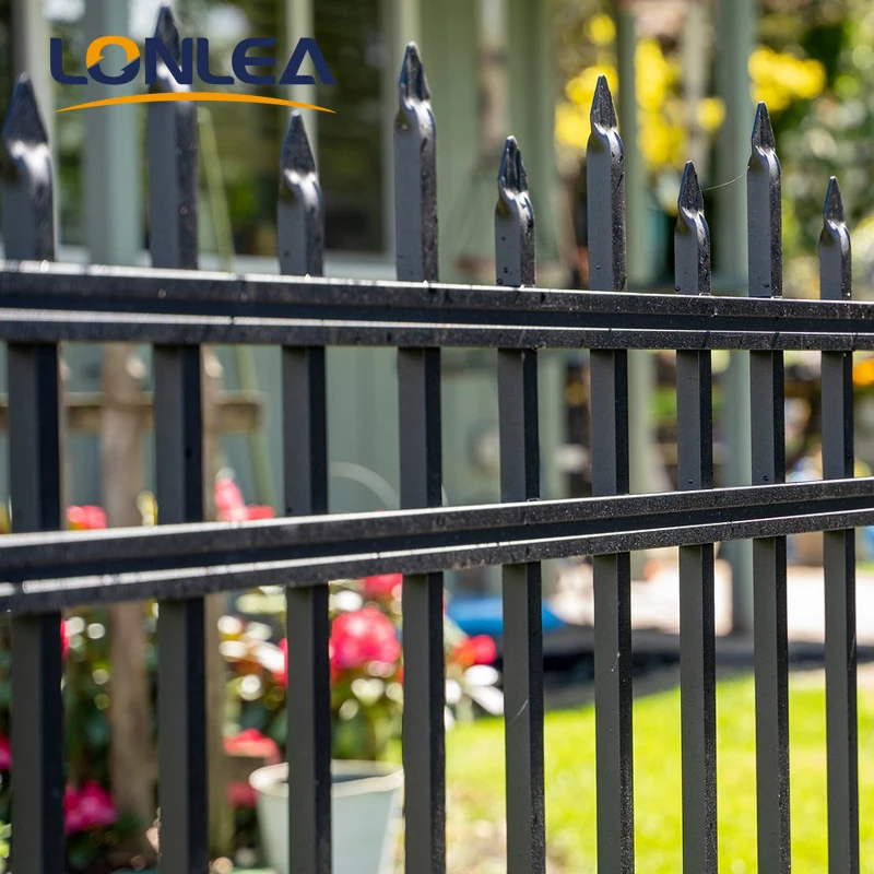 metal gate Residential Cheap Price Ornamental wrought iron fence garden fence