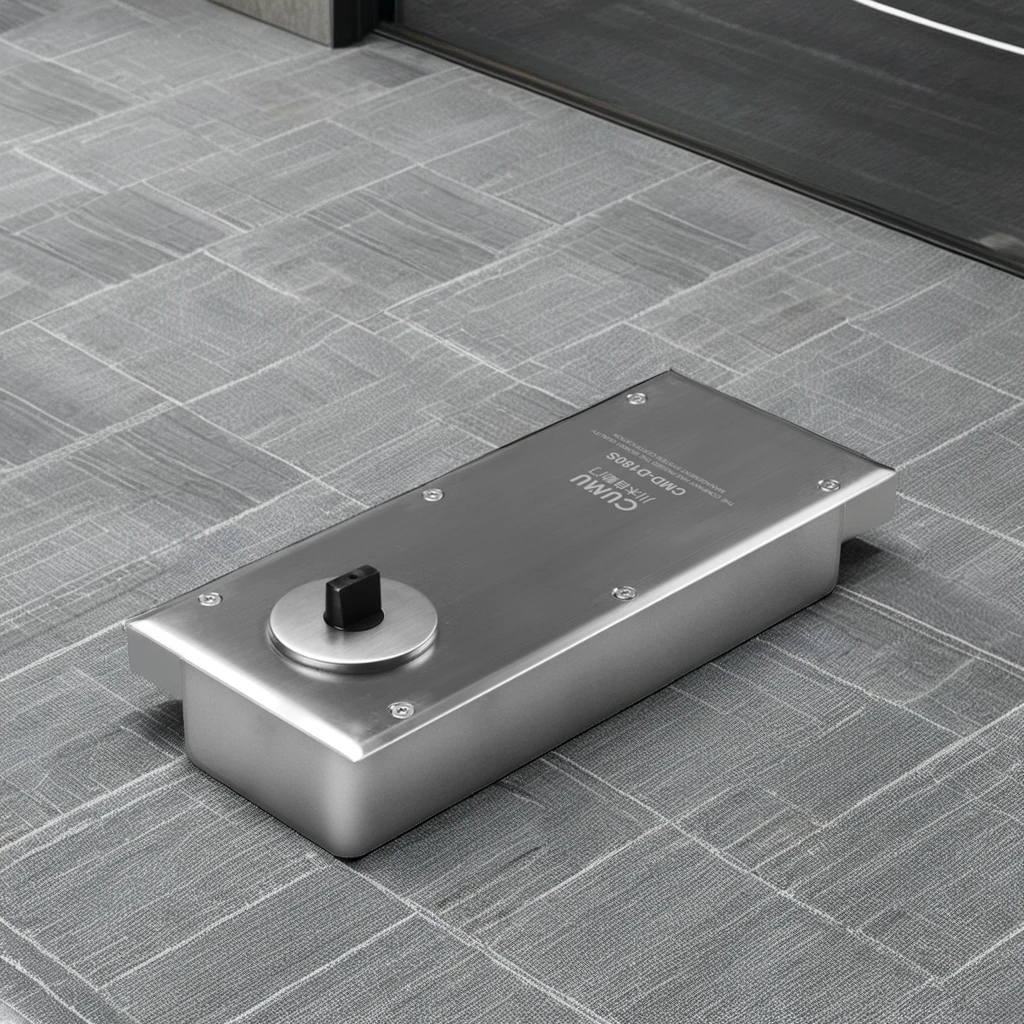 D180S Outdoor Waterproof Single And Two-Way Electric Floor Spring Door Closer