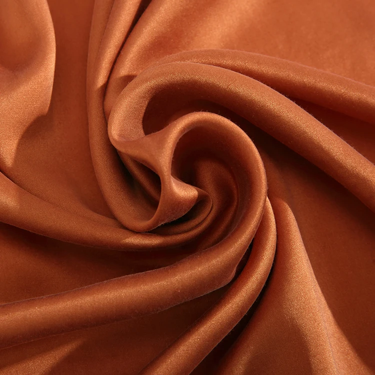 
 Кофейно-коричневый, 19 мм, 57% шелк, 43% Тенсел, экологически чистый шелк, шелковая ткань Тенсел  