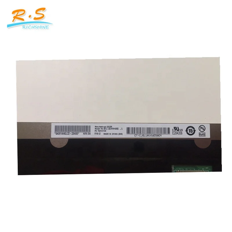 AUO Wholesale price B116XAN06.1 lcd display 11.6 slim eDP 30 pin replacement screen display for laptop panel